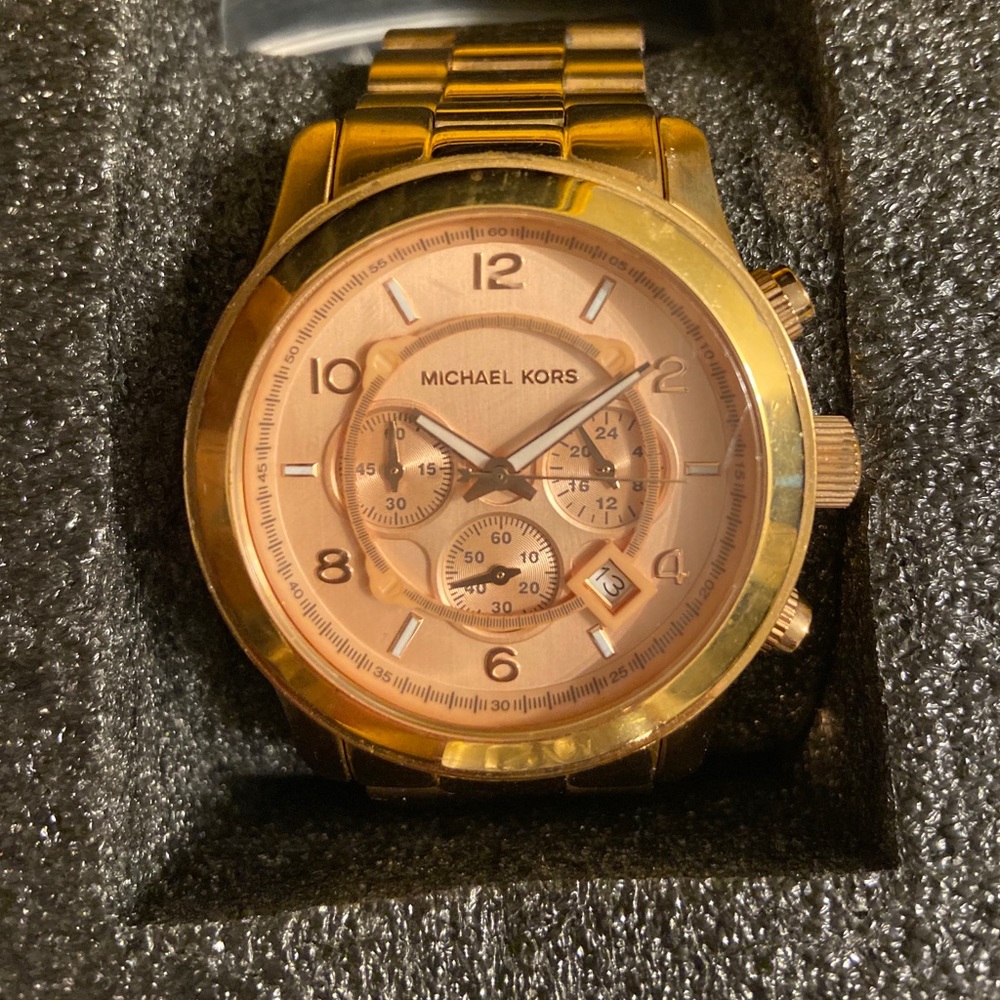 Michael Kors Rose Gold Oversized Watch